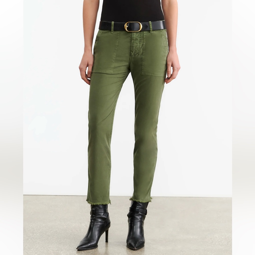 NILI LOTAN Jenna Pant Camo Green Women’s Size 10